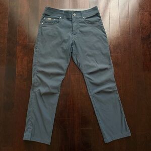 Kuhl Men's Revolvr Pants Size 32x30 Gray Blue Hiking Outdoor Active Work Camping